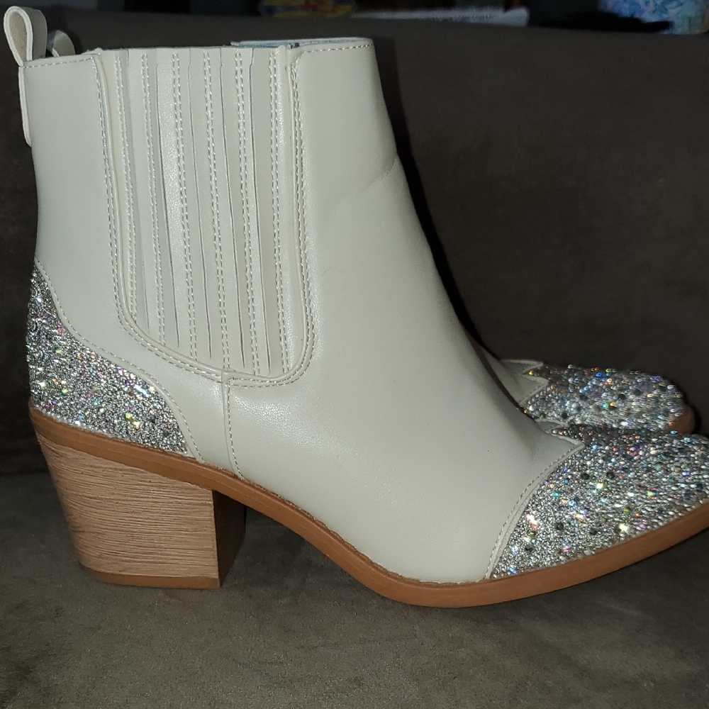 Women's Glitter Ankle Boots